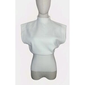 Stockholm Atelier Other Stories Sleeveless Sweater Top Structured‎ Futuristic XS